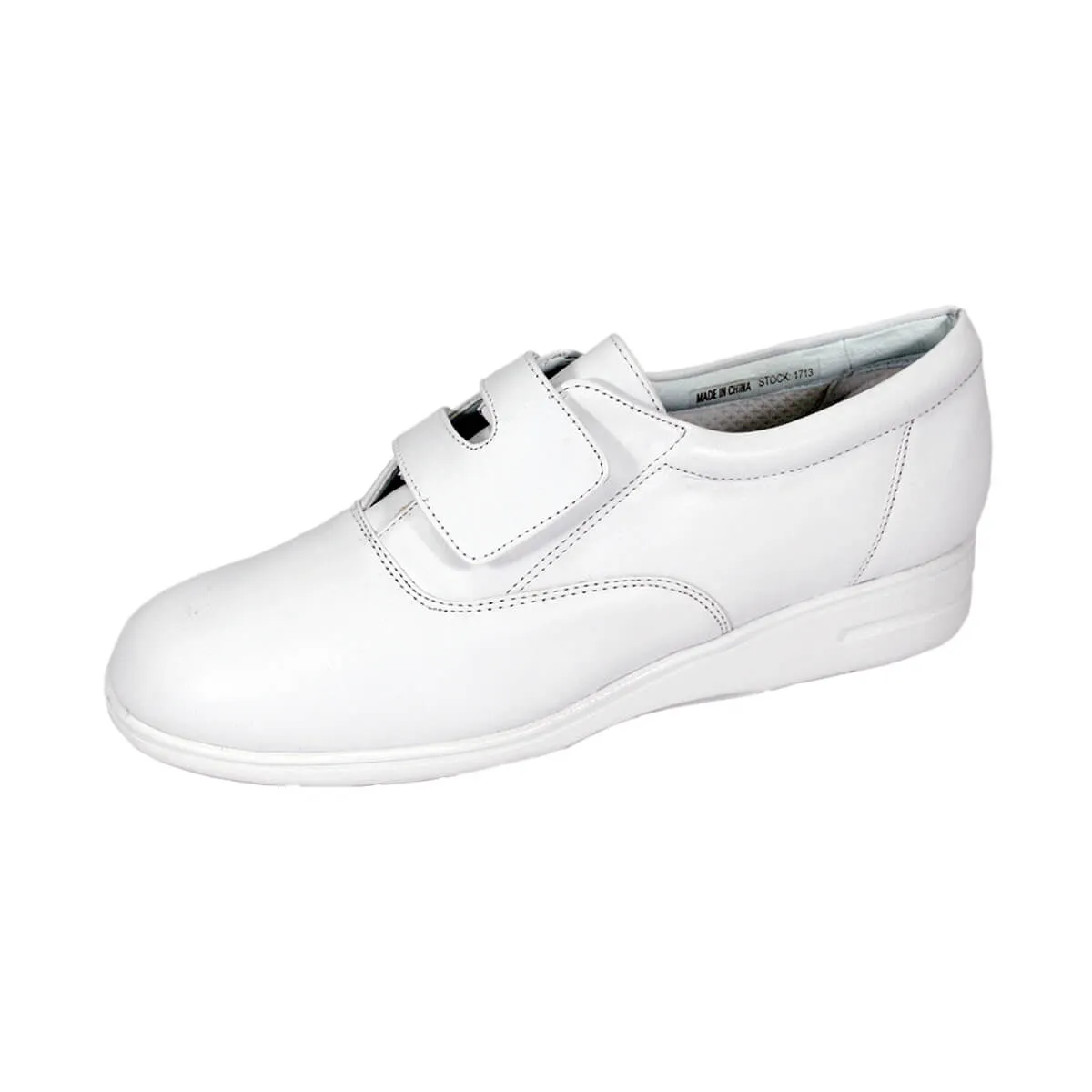 24 HOUR COMFORT Rhoda Women's Wide Width Leather Slip-On Shoes