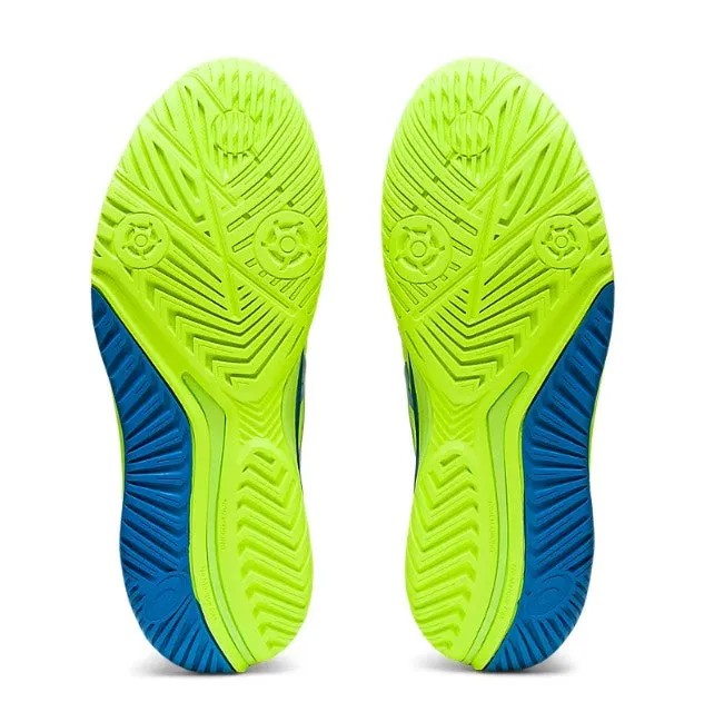 Asics Women's Gel-Resolution 9 Tennis Shoes In Hazard Green/Reborn Blue