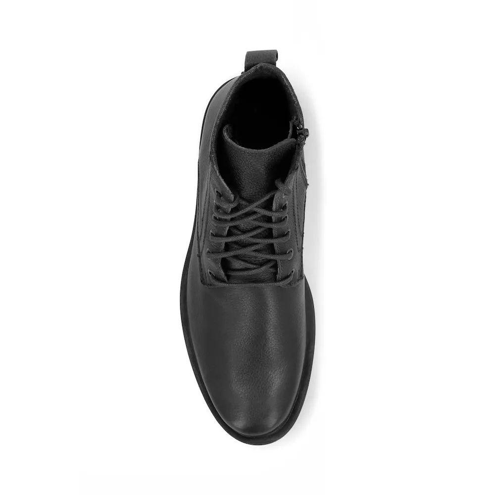 Black Ankle High Field Boots