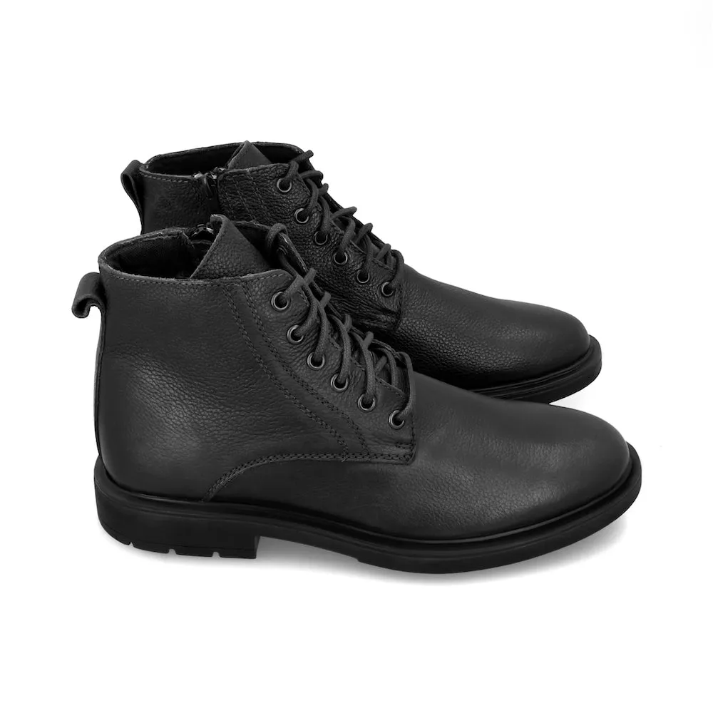 Black Ankle High Field Boots