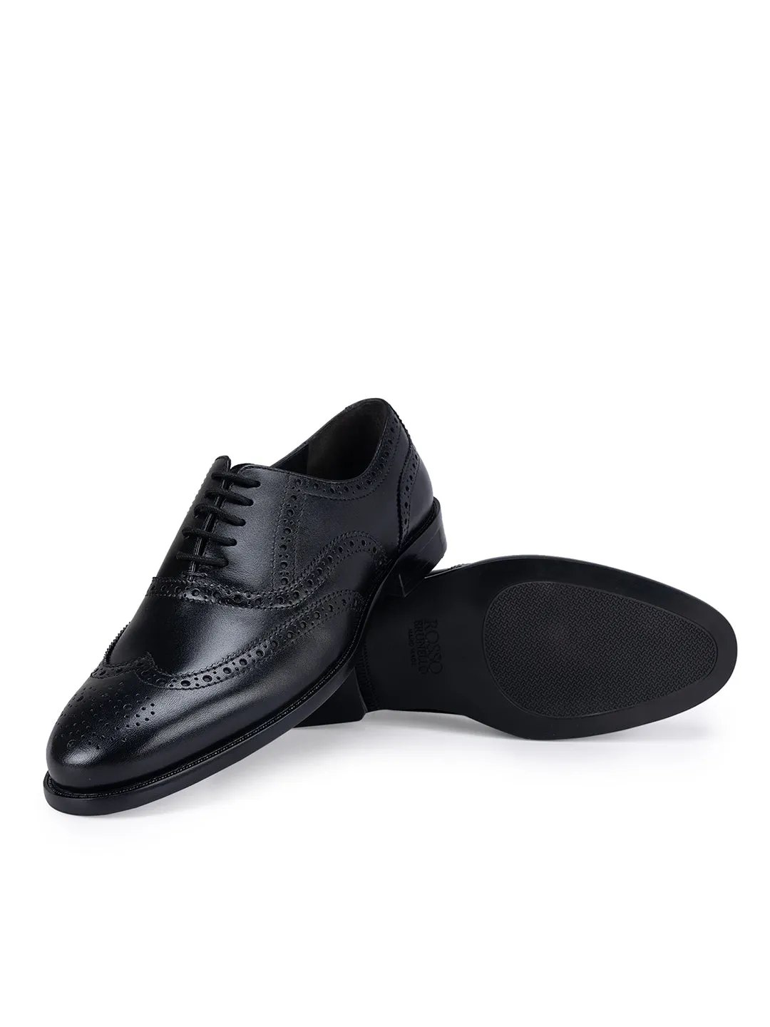 Black Leather Lace Ups