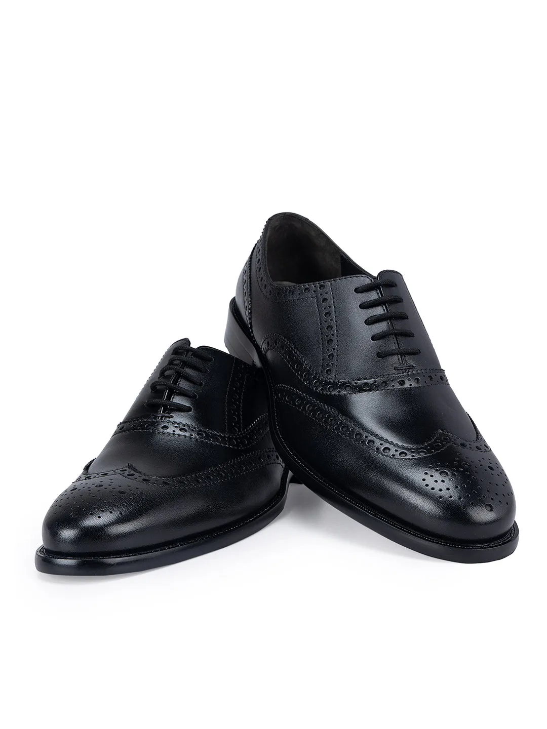Black Leather Lace Ups