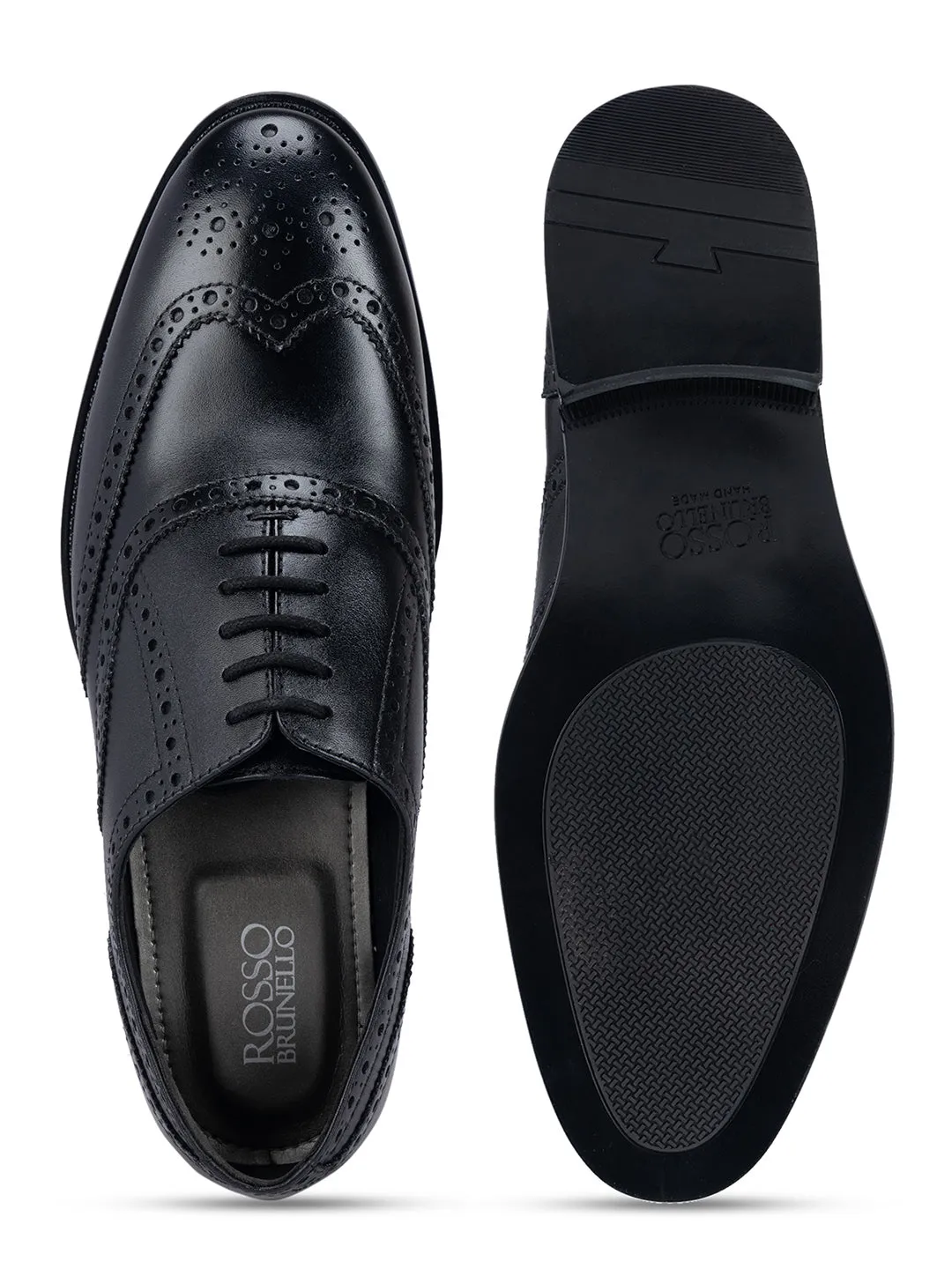 Black Leather Lace Ups