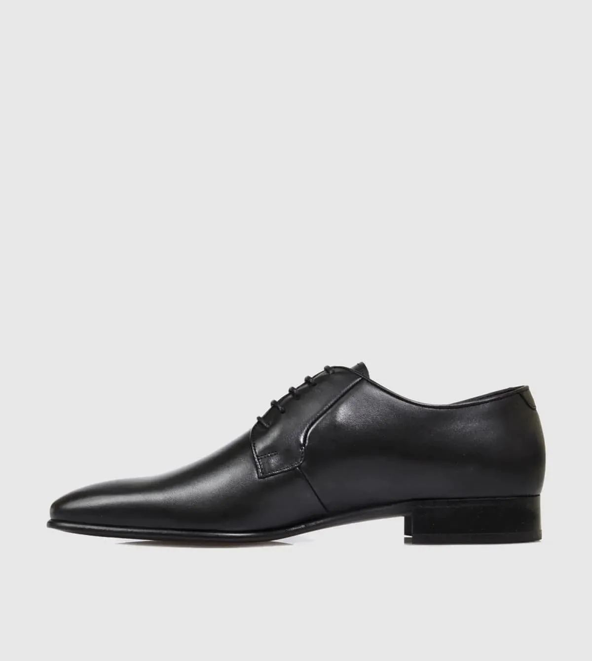Brando Ellis Mens Leather Shoe in Black