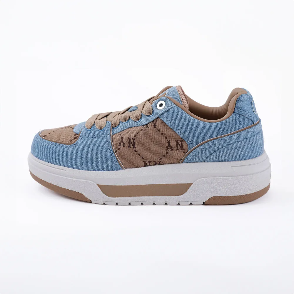 Chunky Liner Denim Jacquard Dia Monogram New York Yankees Sneakers