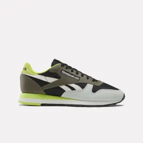 Classic Leather Black/Chalk/Army Green
