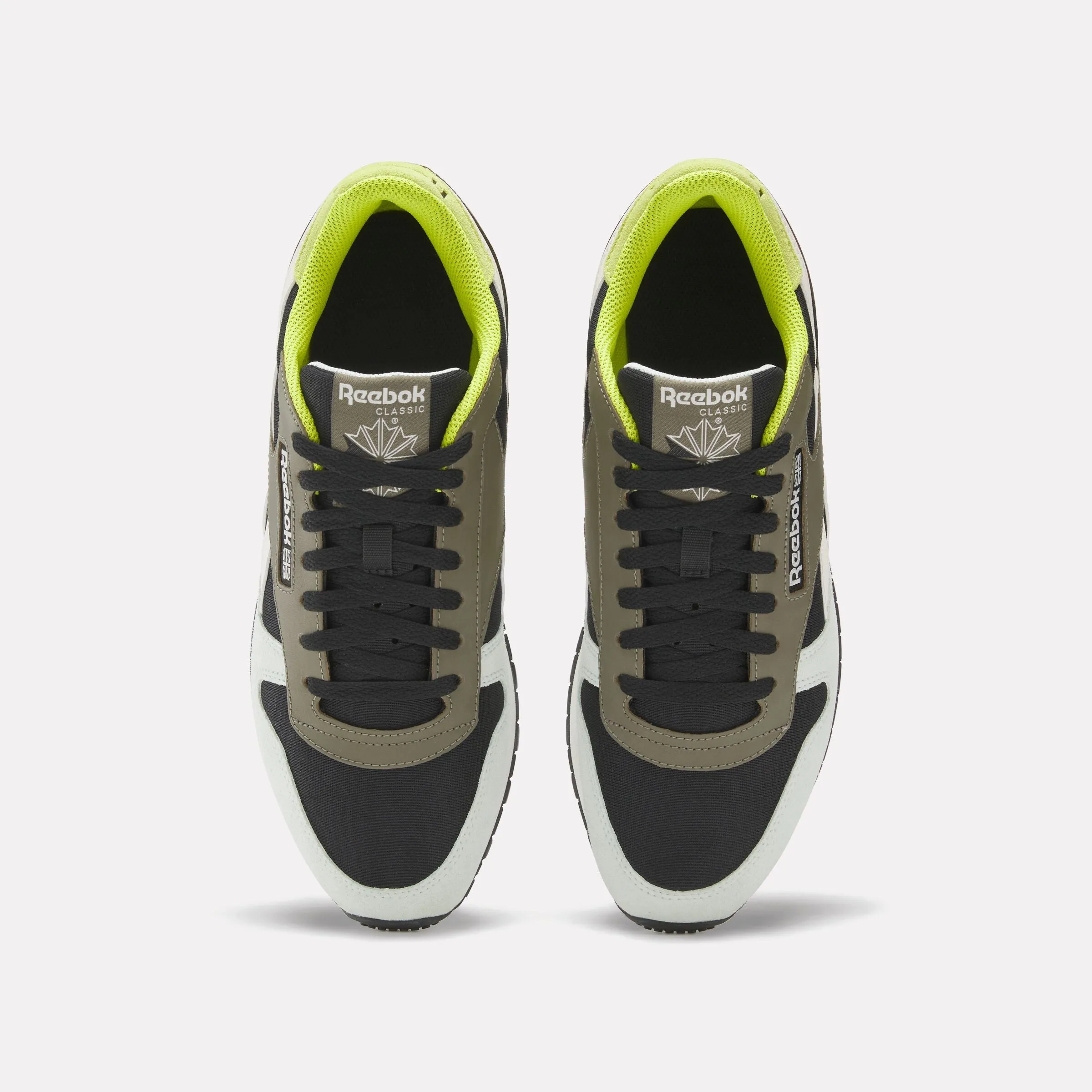 Classic Leather Black/Chalk/Army Green