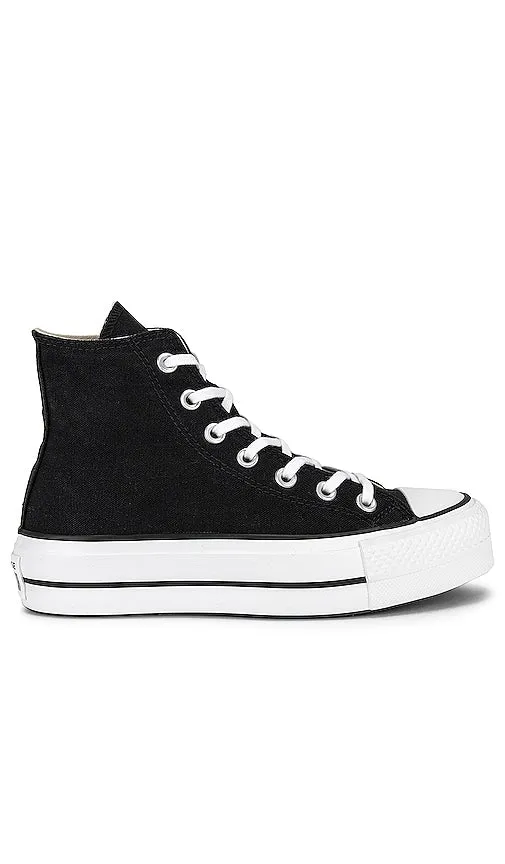 Converse Chuck Taylor All Star Lift Hi Sneaker in Black