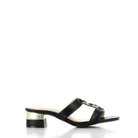 Dalessi Daisy Black & Gold Slides