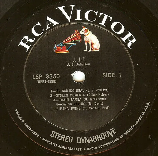 J.J. Johnson - J.J.! (LP, Album) (VG )