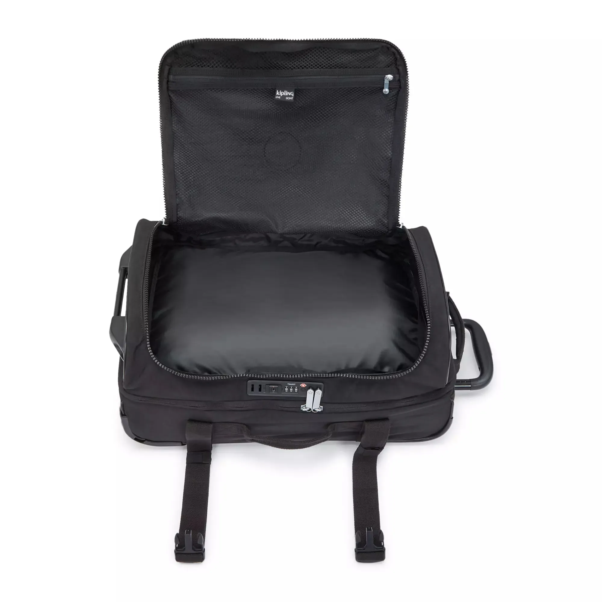 Kipling Aviana Small Rolling Carry-On Luggage - Black Noir