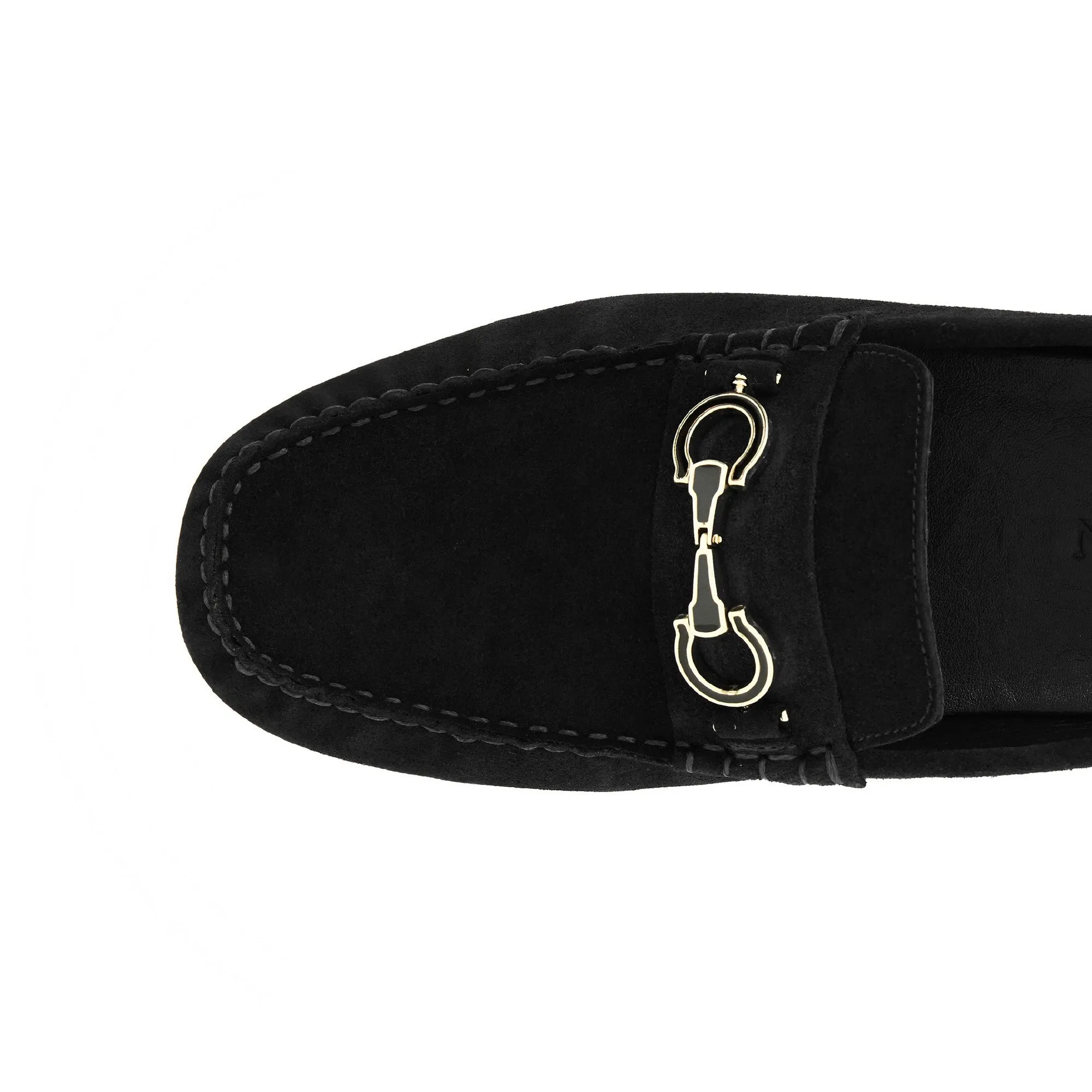 Men's Suede Calf Leather Handmade Driving Shoes M9002