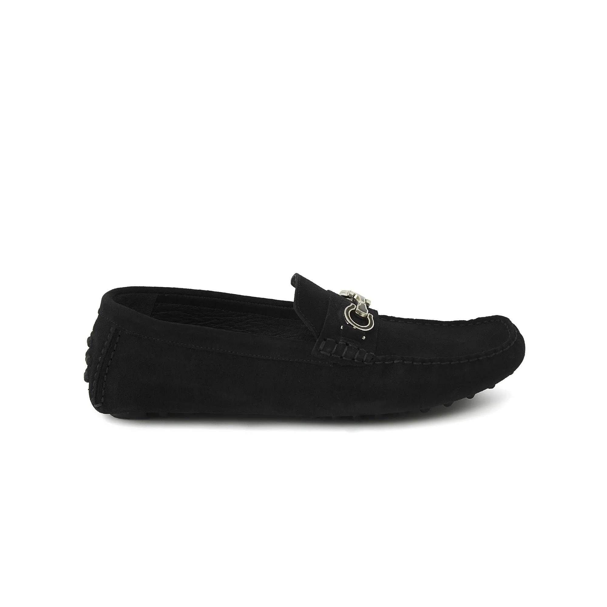 Men's Suede Calf Leather Handmade Driving Shoes M9002