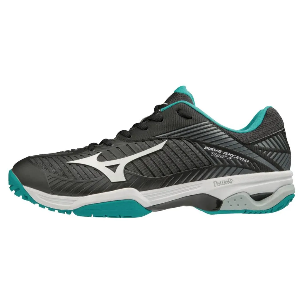 Mizuno Wave Exceed Tour 3 Black Mens Tennis Shoes