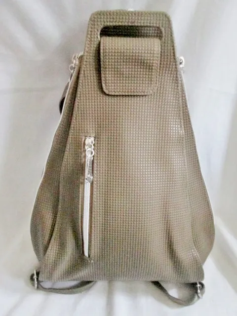 NEW URBAN OXIDE Shoulder Bag Man Purse Backpack Sling Rucksack BEIGE RUBBER Daytripper