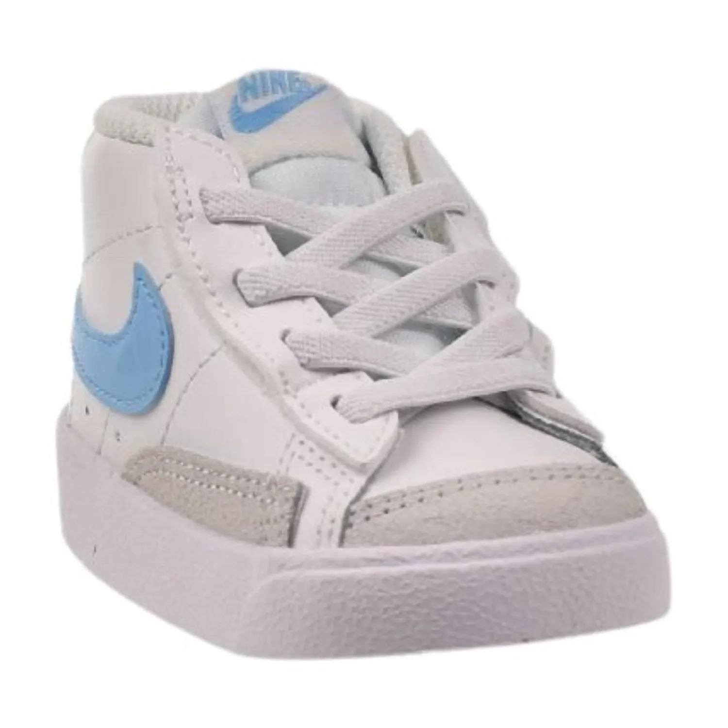 Nike Blazer Mid '77 (TD) Toddlers' Shoes White-Photon Dust-Aquarius Blue