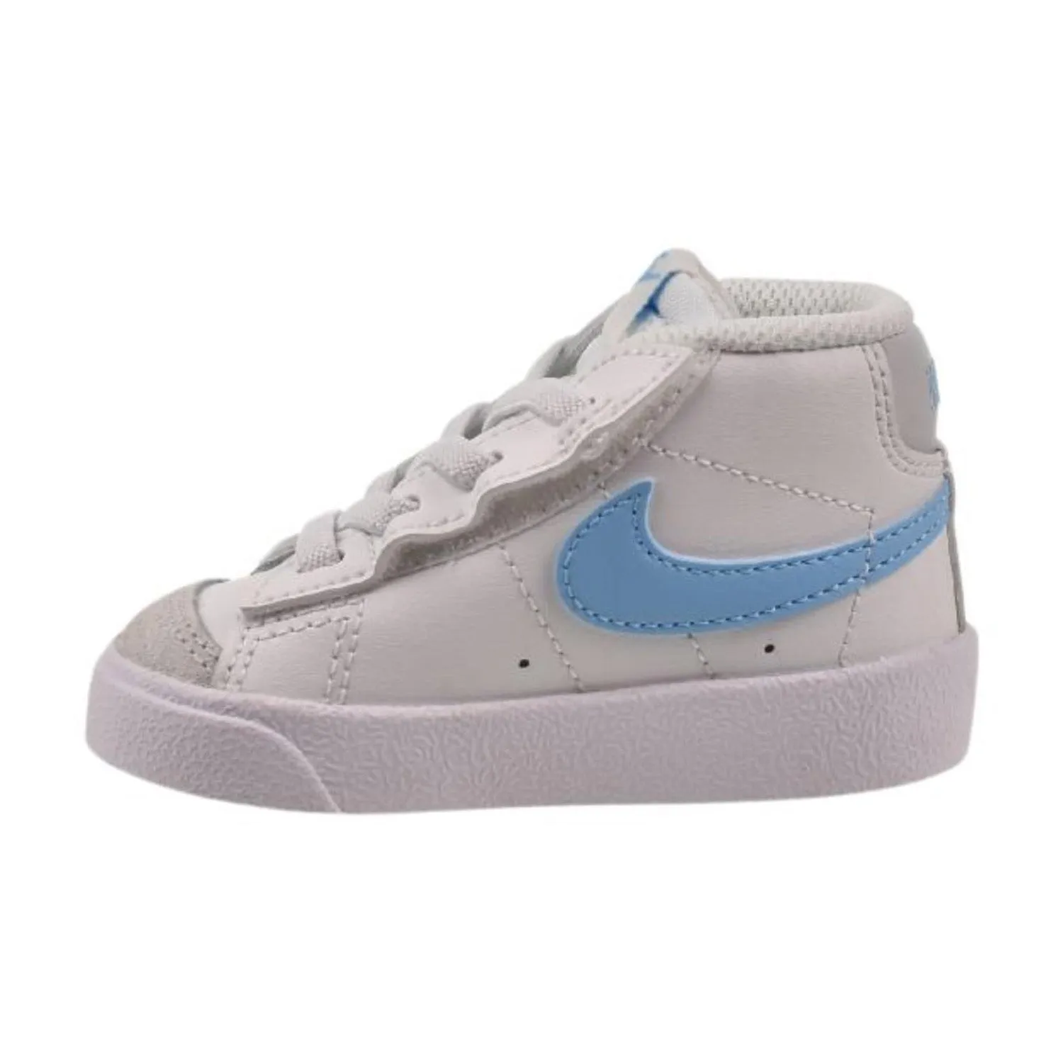 Nike Blazer Mid '77 (TD) Toddlers' Shoes White-Photon Dust-Aquarius Blue