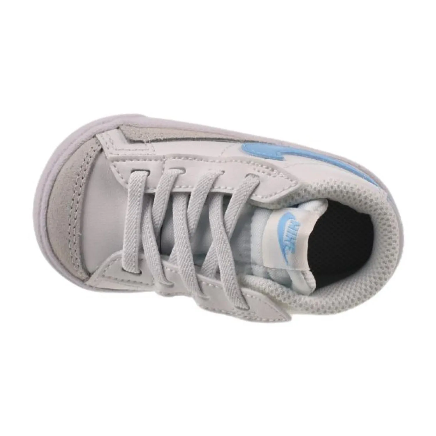 Nike Blazer Mid '77 (TD) Toddlers' Shoes White-Photon Dust-Aquarius Blue