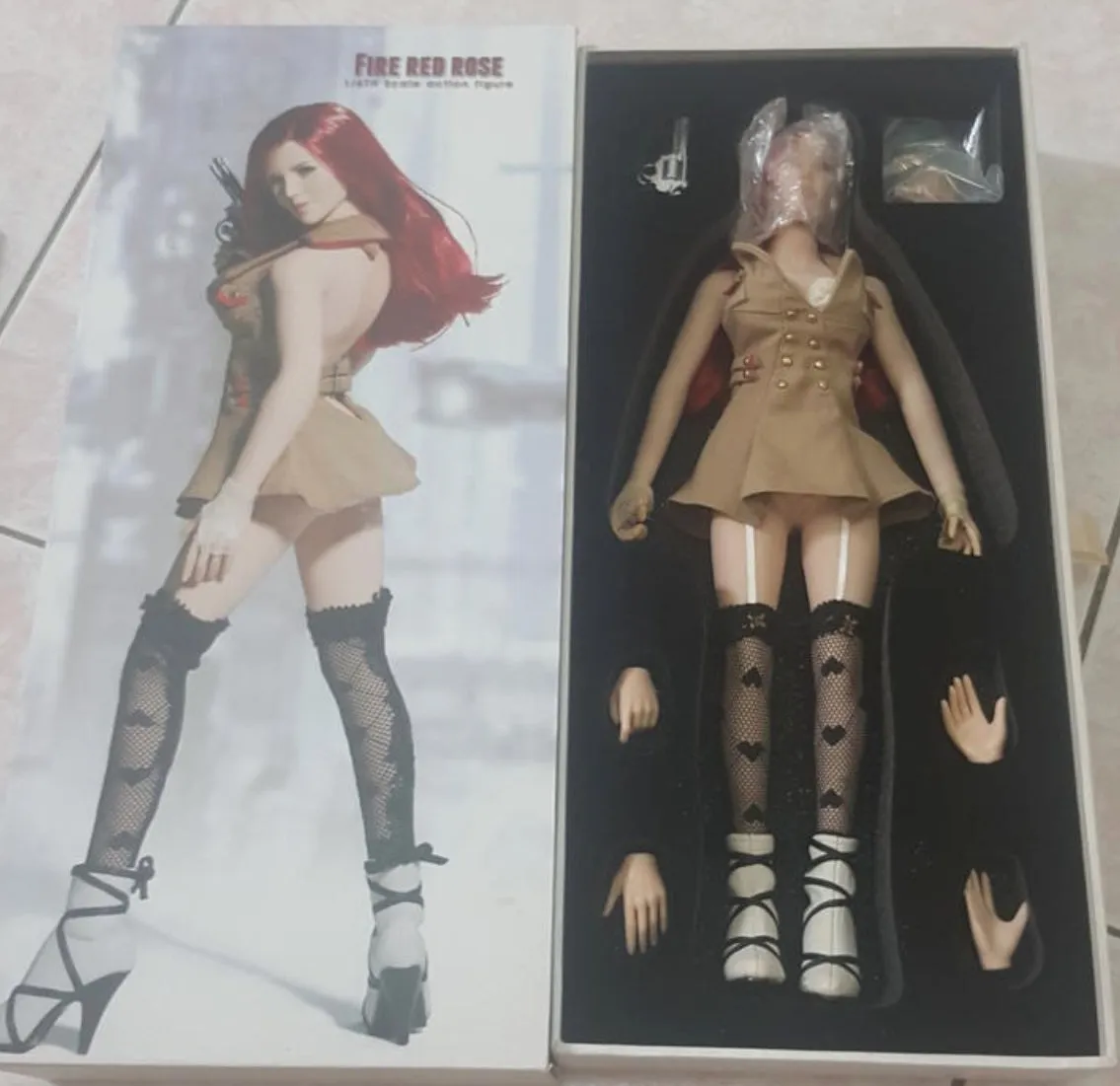 Phicen 1/6 12" PL2013-19 Fire Red Rose Action Figure