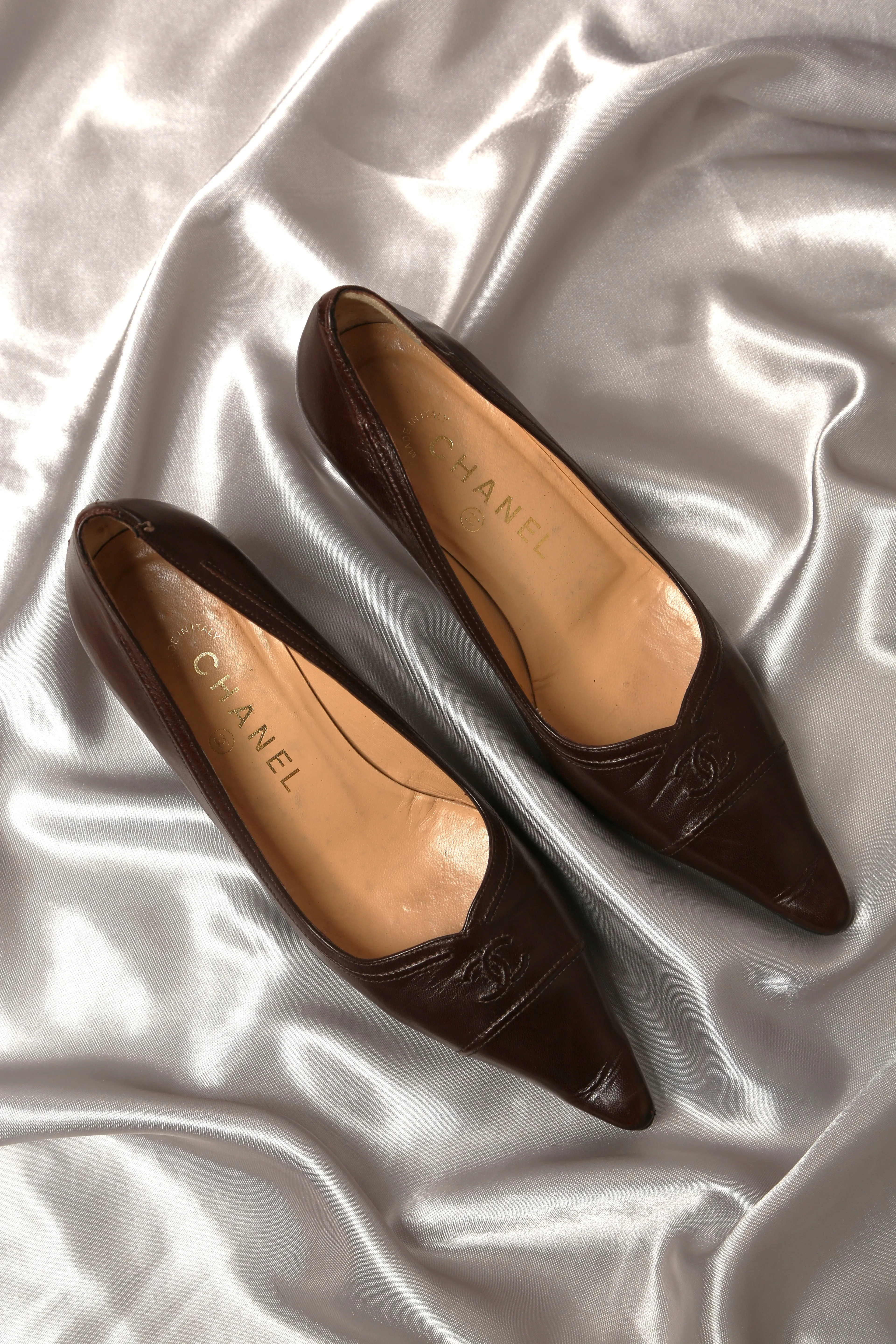 Rare Brown CHANEL Heels