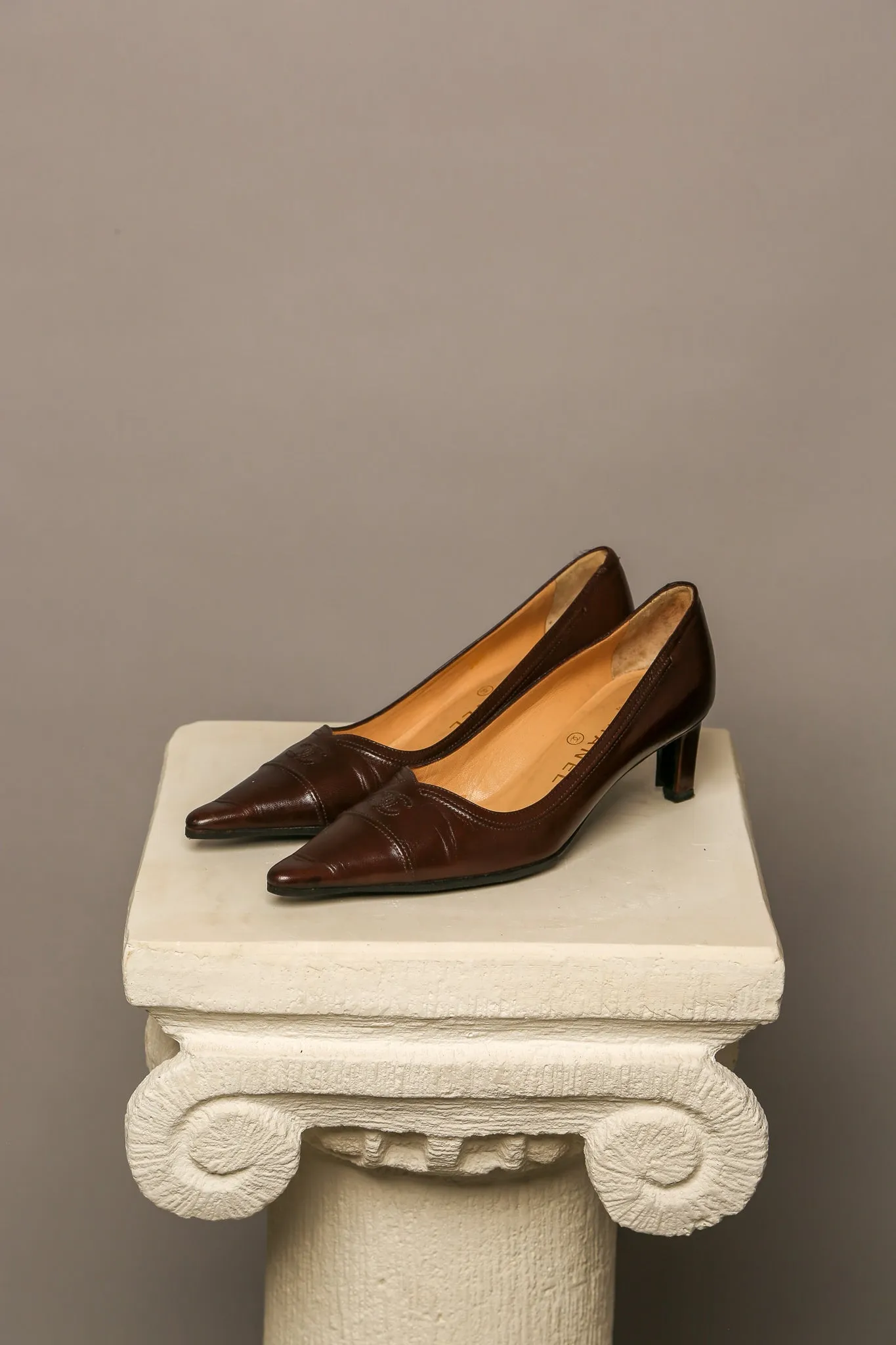 Rare Brown CHANEL Heels