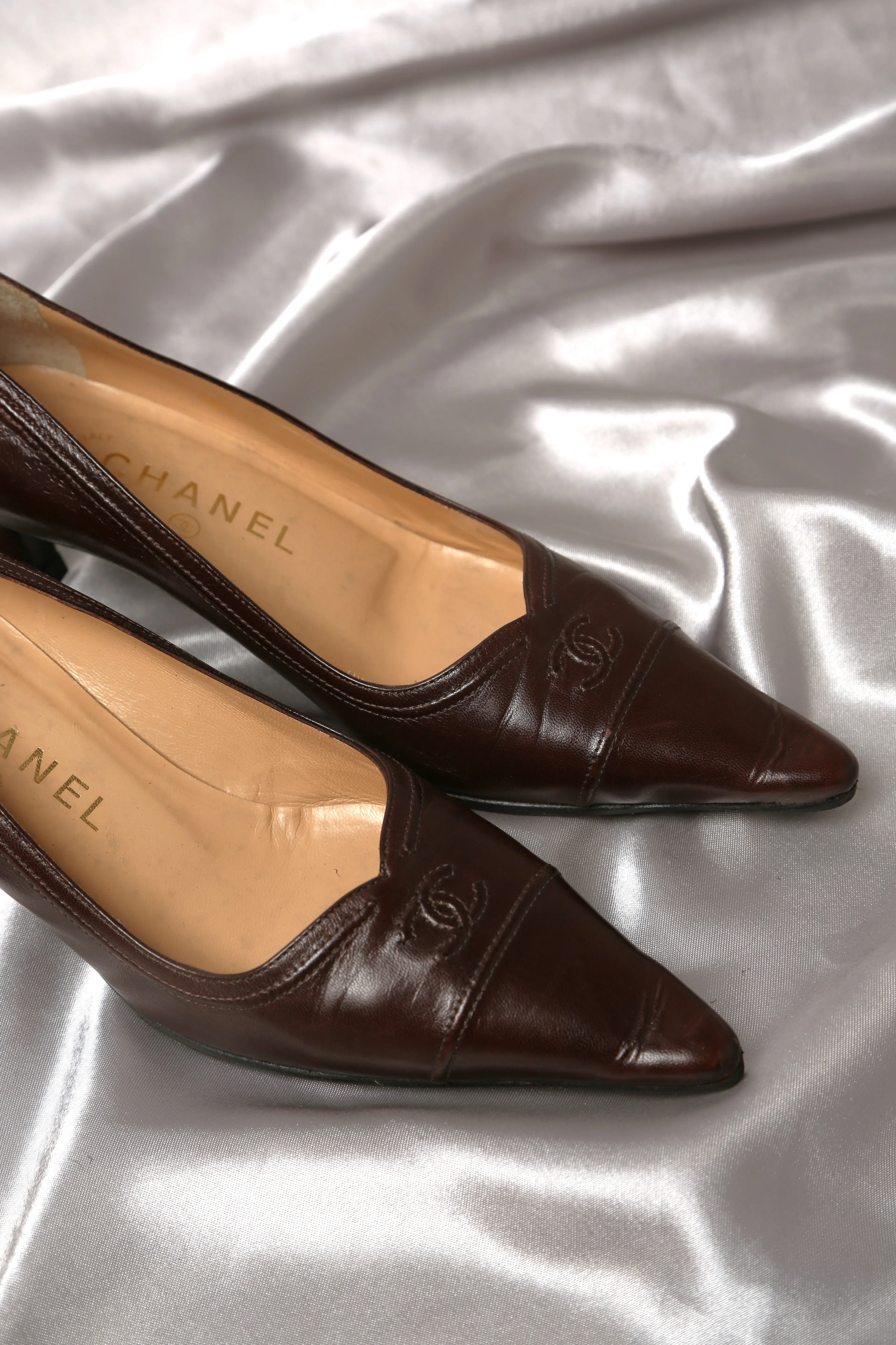 Rare Brown CHANEL Heels