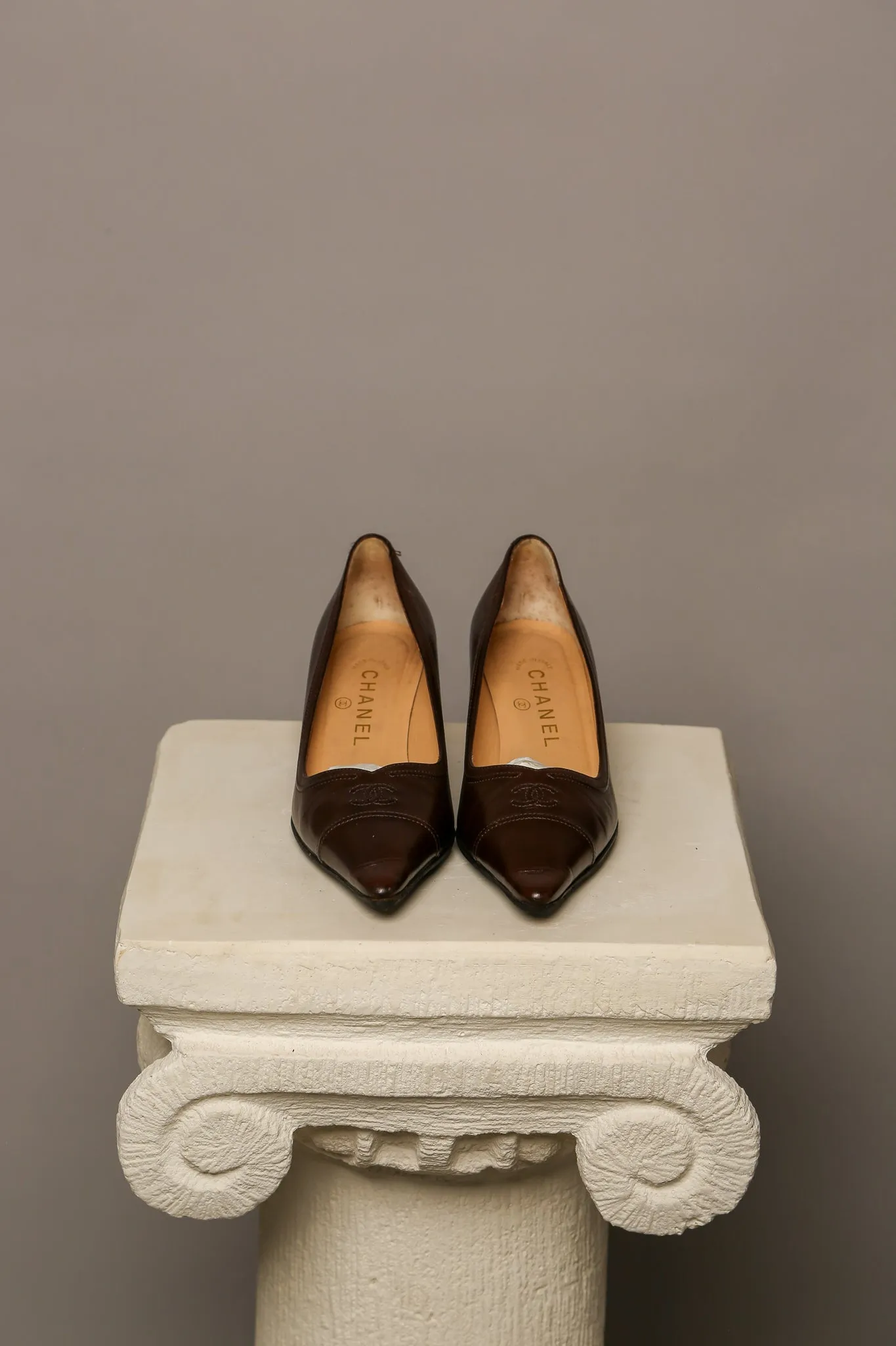 Rare Brown CHANEL Heels