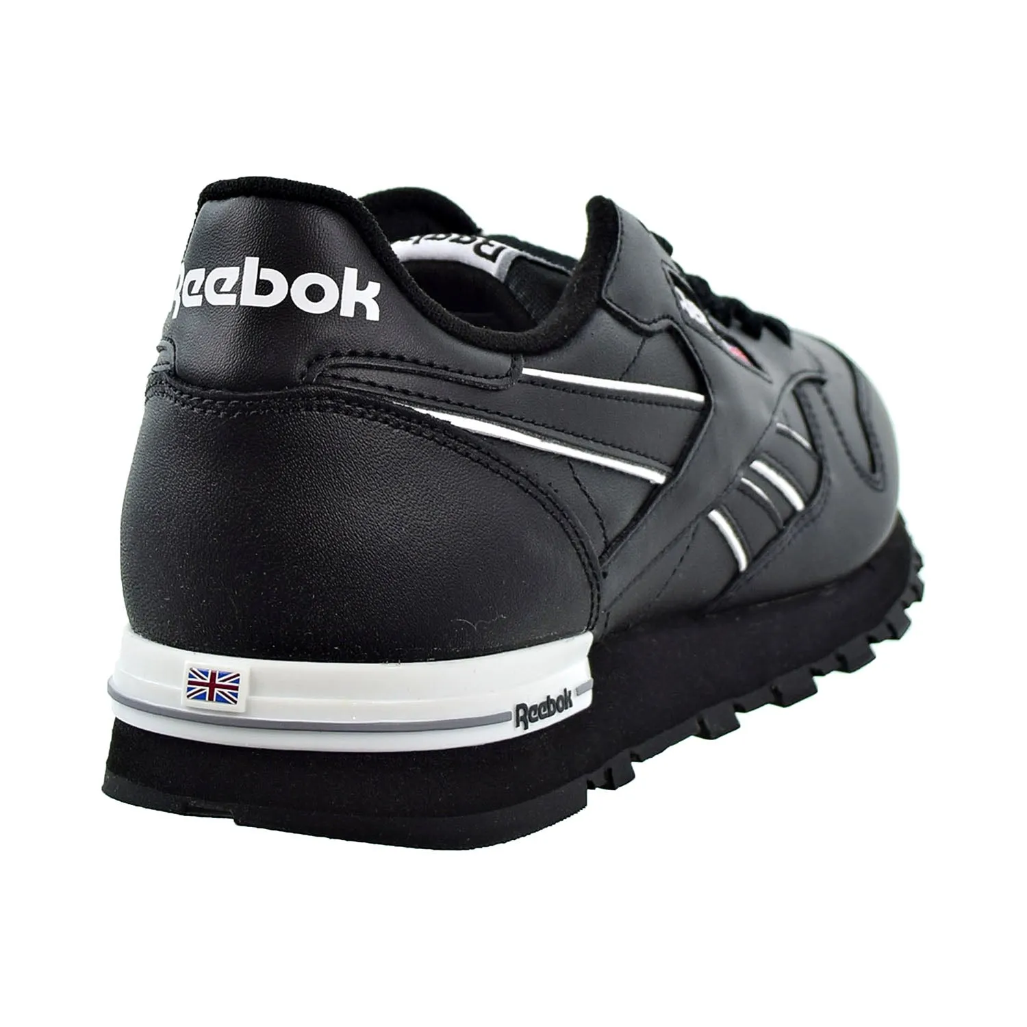 Reebok Classic Leather Men's Shoes Black/White/Cold Gray