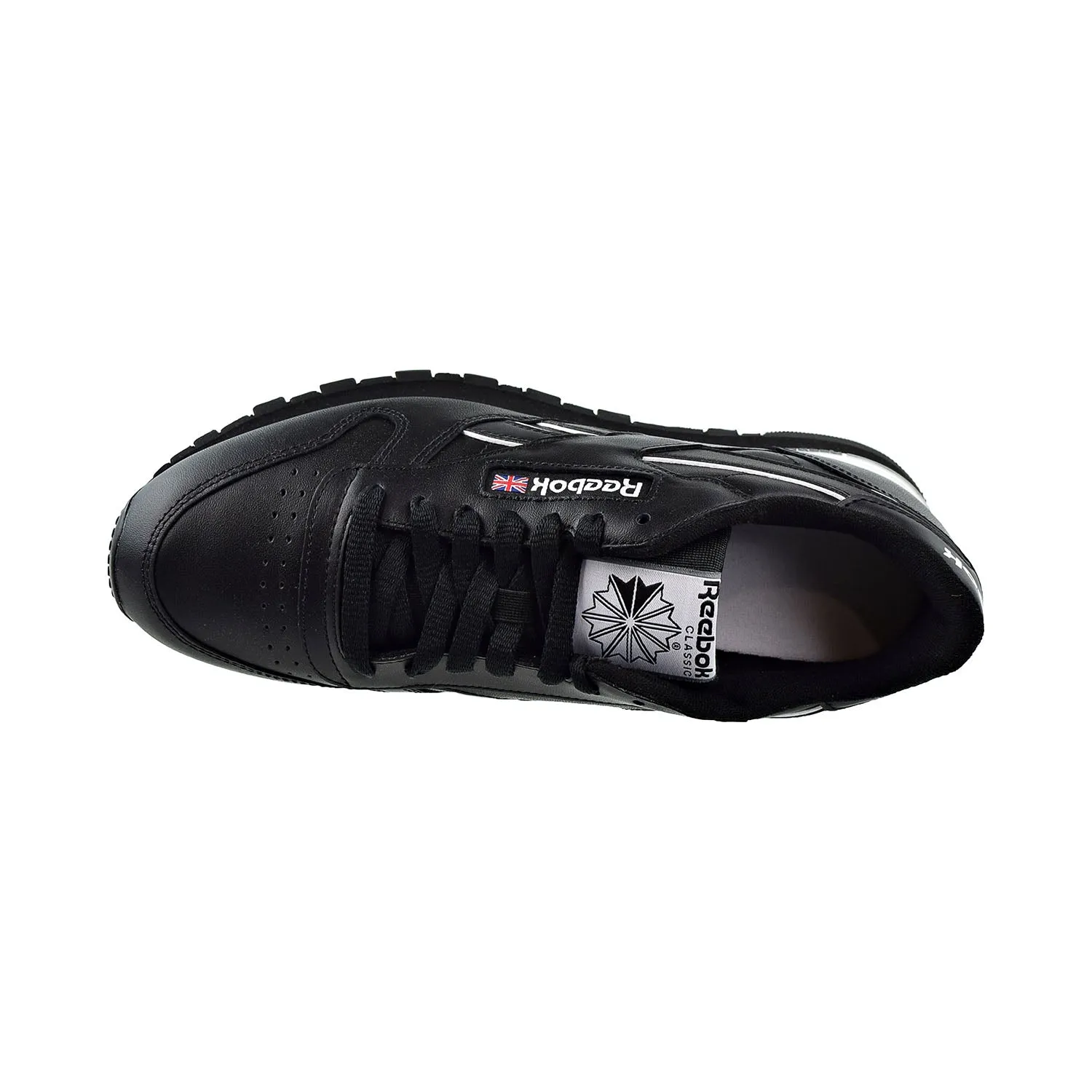Reebok Classic Leather Men's Shoes Black/White/Cold Gray