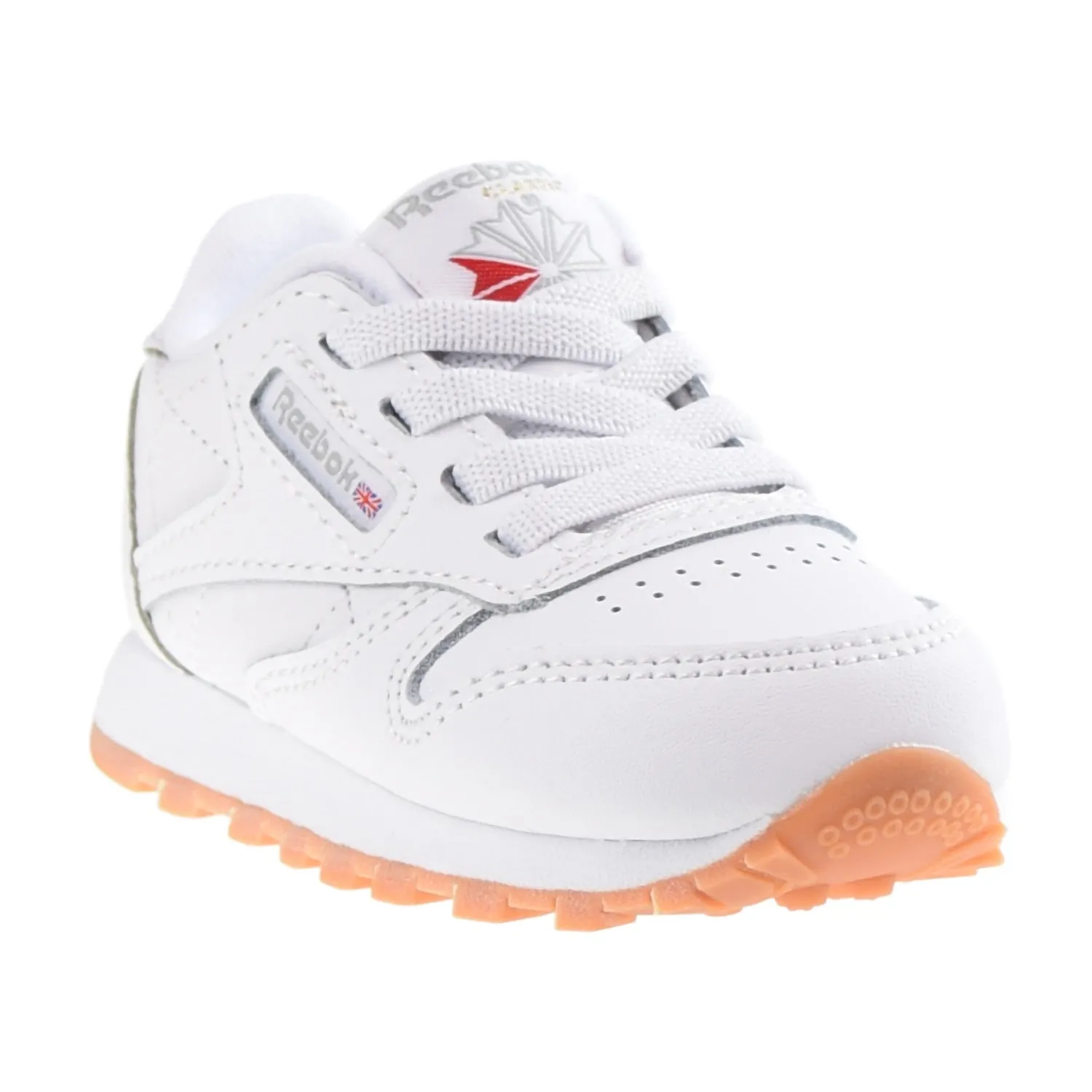 Reebok Classic Leather Toddlers Shoes White-Gum