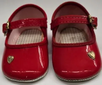 Rise II -- Infant's Mary Jane Strap Shoe -- Red Patent
