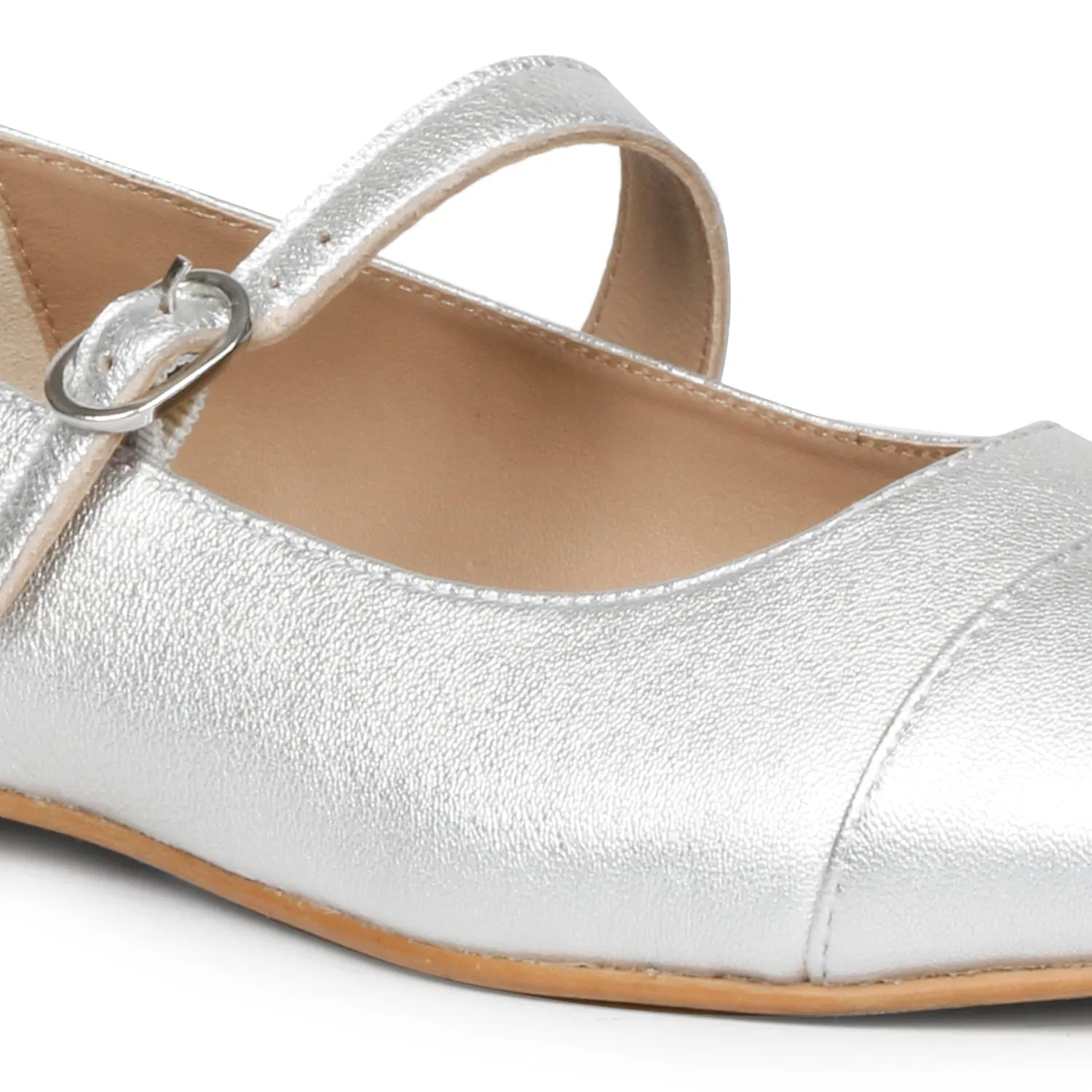 Saint G - Garlen Flat Ballerinas Footwear - Silver