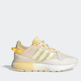 Scarpe Donna ADIDAS Sneakers linea ZX 2K Boost Pure W colore Bianco Giallo e Arancione