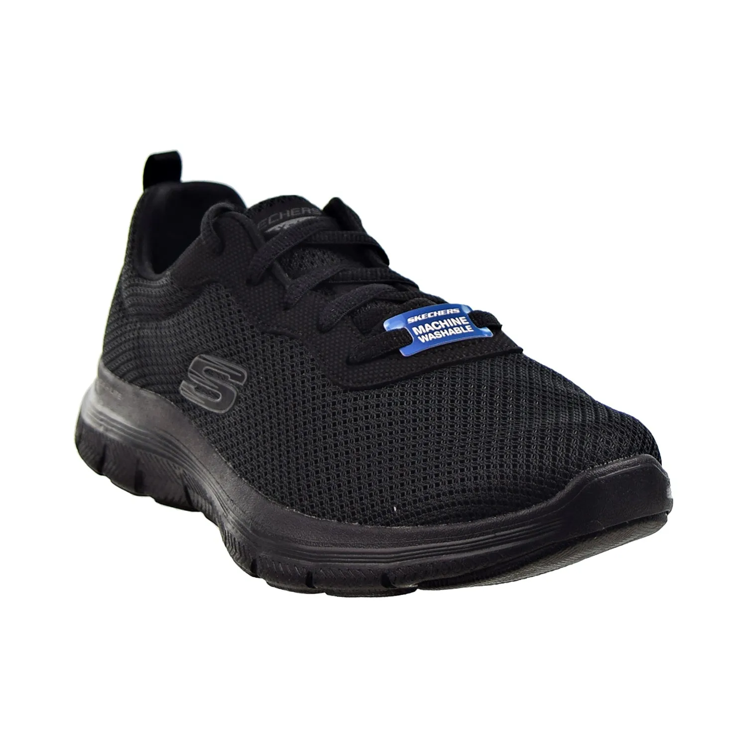 Skechers Flex Appeal 4.0 (Wide) Women's Shoes Black