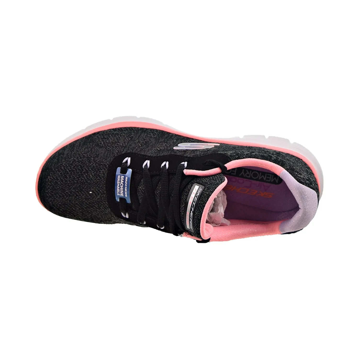 Skechers Flex Appeal 4.0 Women's Shoes Black-Coral