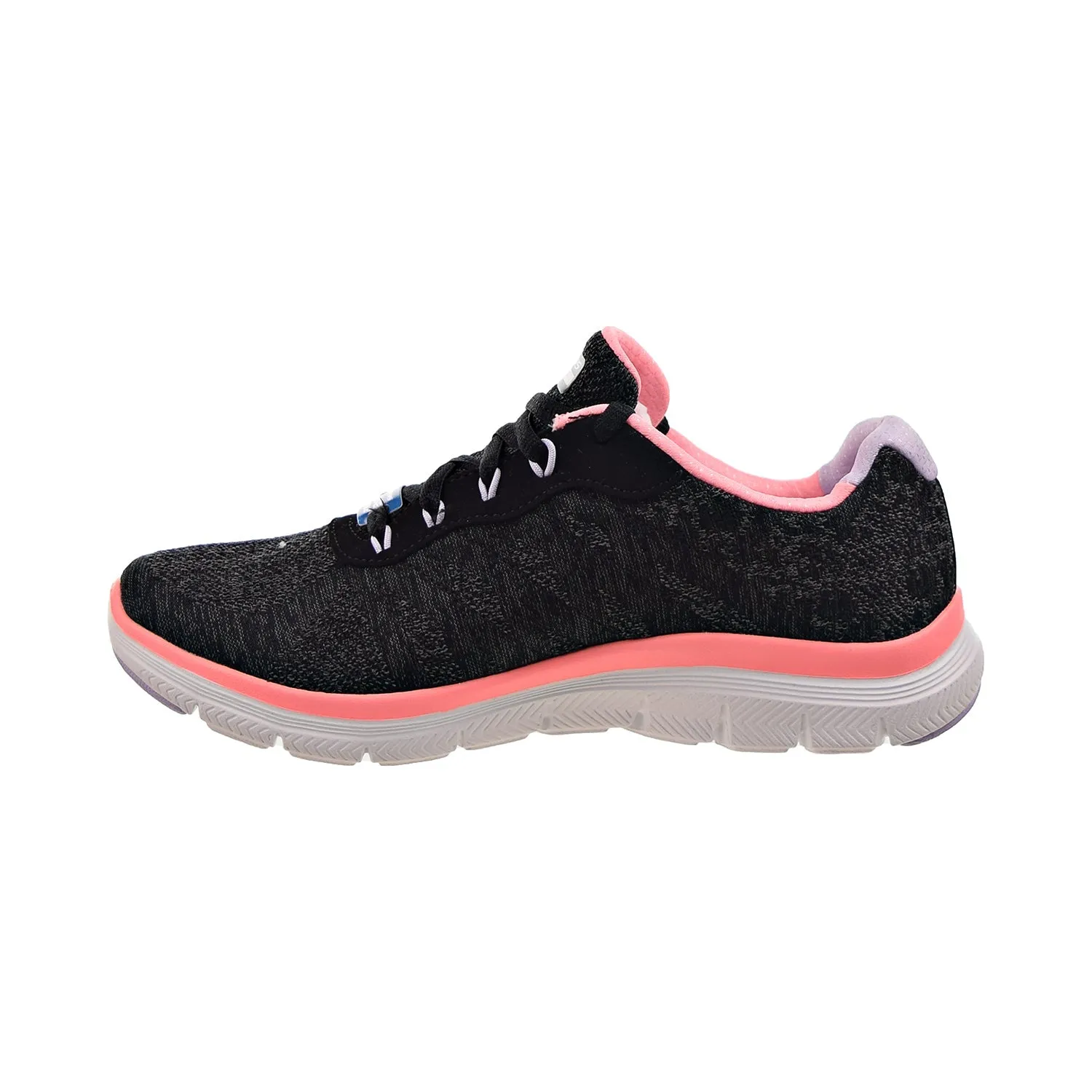 Skechers Flex Appeal 4.0 Women's Shoes Black-Coral