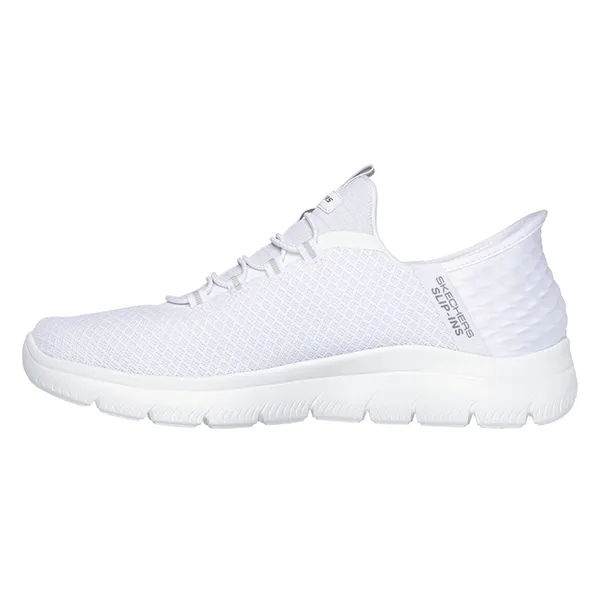 SKECHERS SUMMITS LIFESTYLE SHOES FOR MEN, WHITE