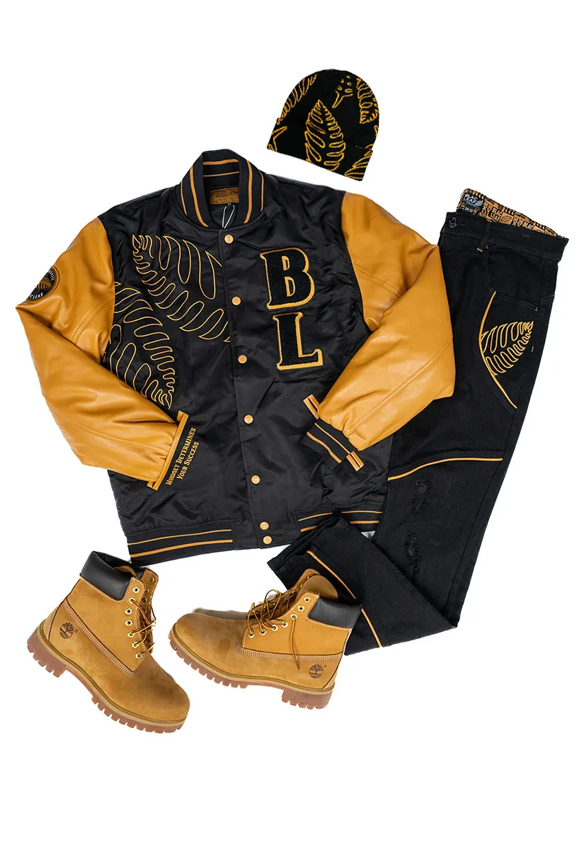 Successful Mindset Bomber Jacket, Successful Mindset Denim Jeans and Twilight Beanie: Big & Tall Bundle (Shoes Not Included)