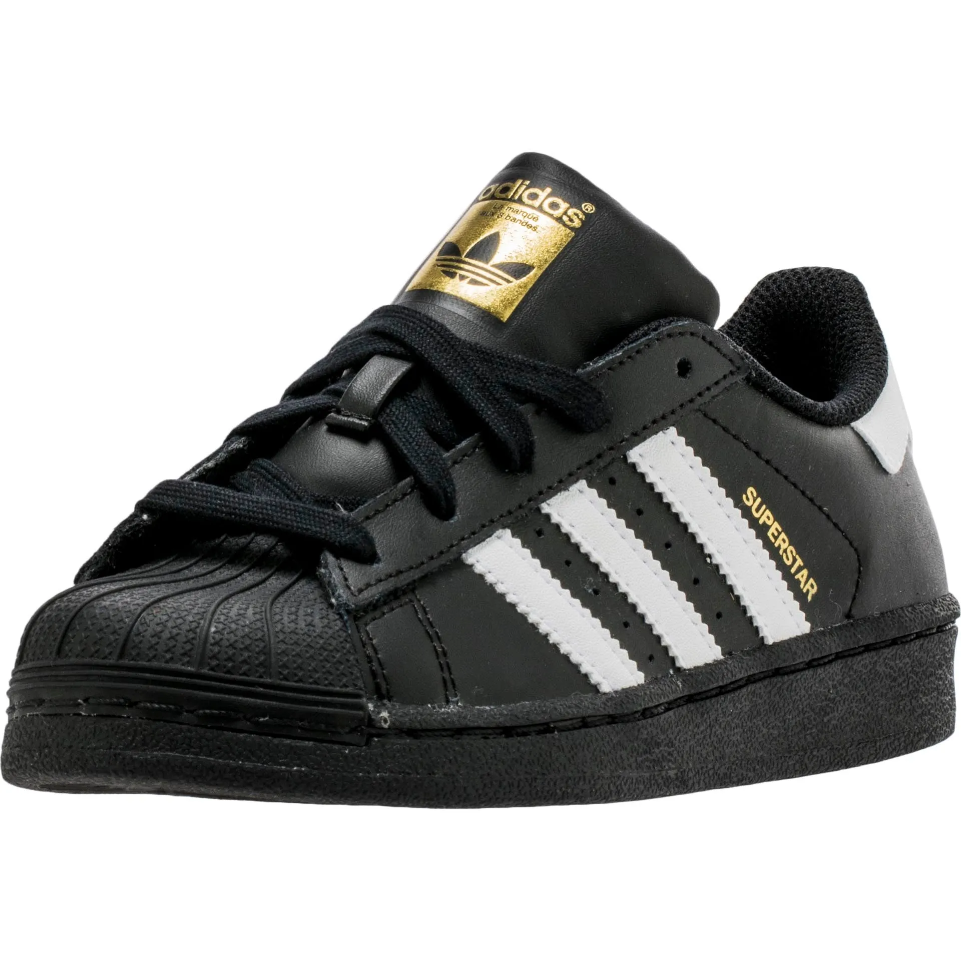Superstar Preschool Lifestyle Shoe - Black/White