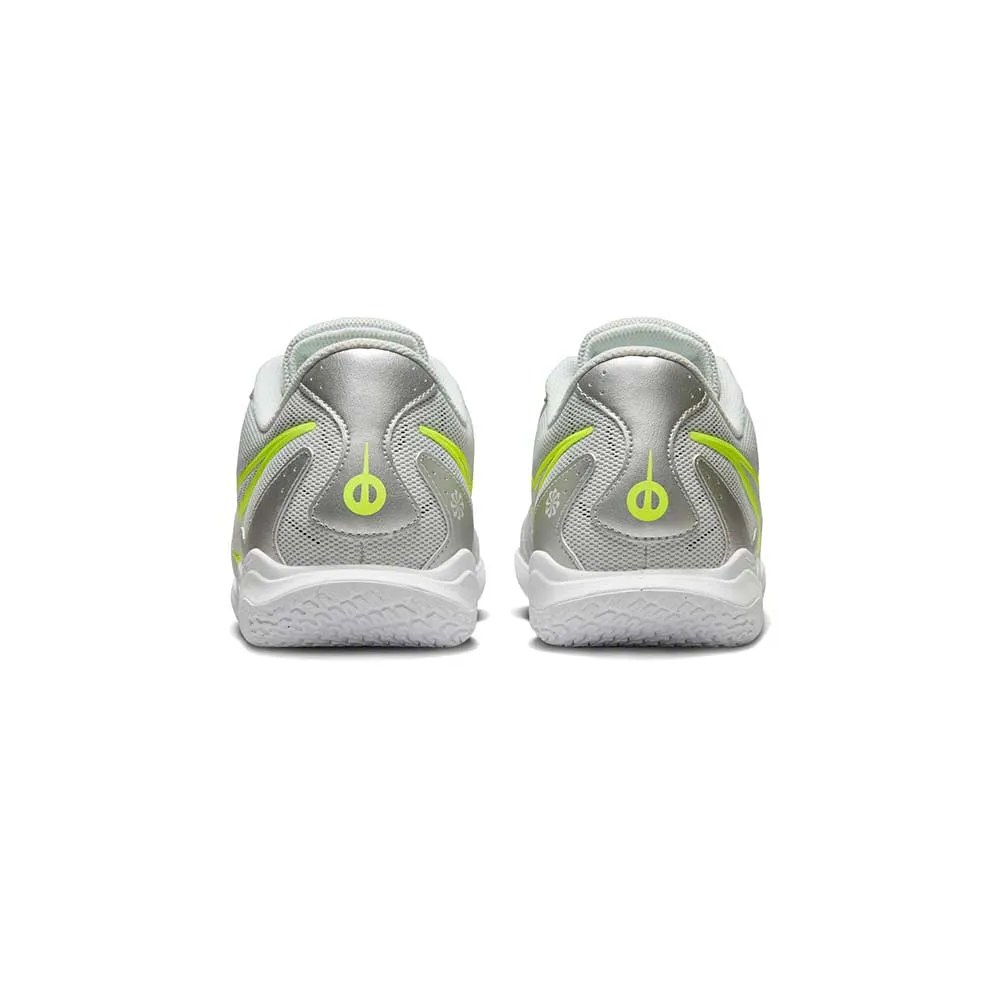 Tiempo Legend 10 Academy IC Indoor Soccer Shoe - Metallic Silver/White/Volt - Regular (D)