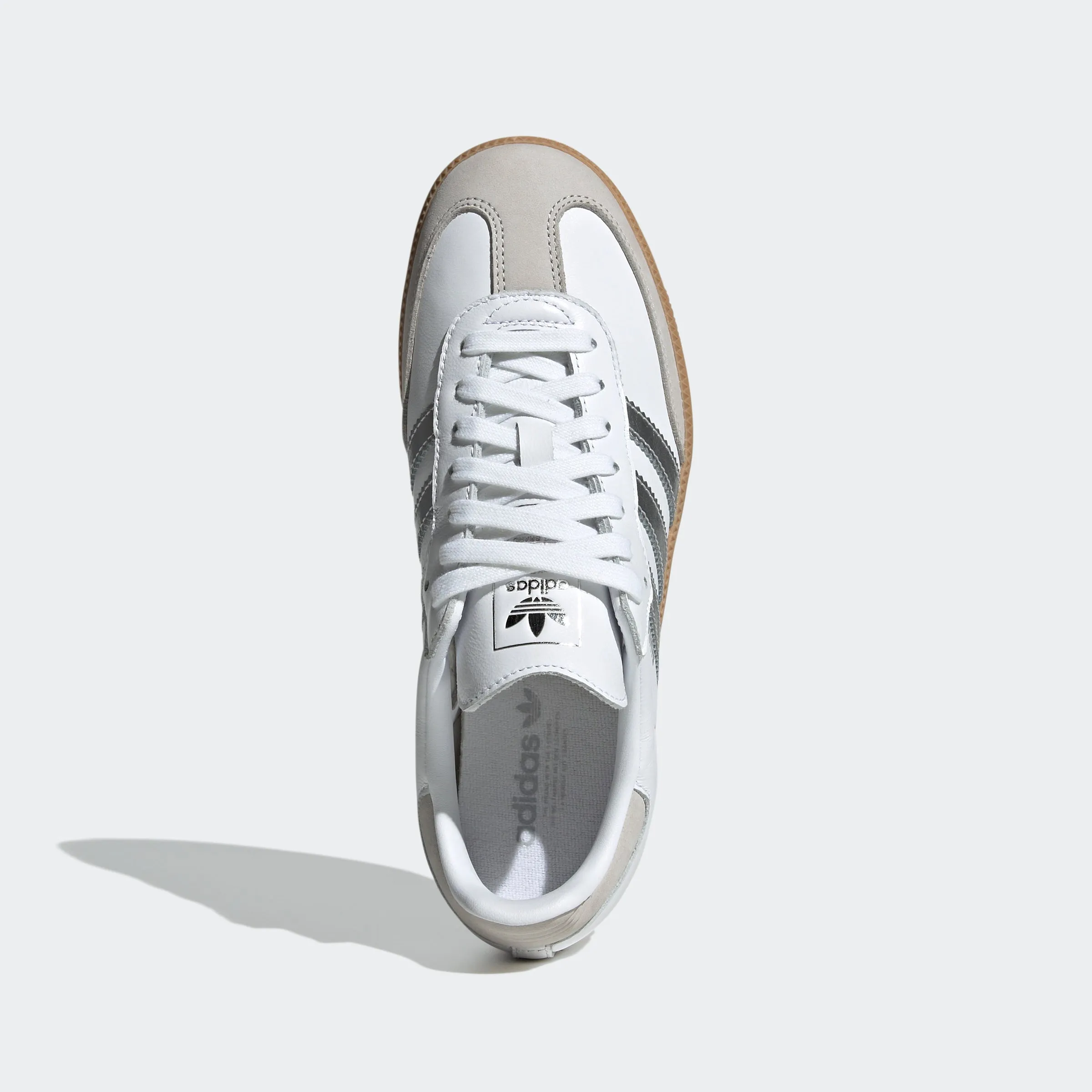 Unisex adidas Originals Samba OG Shoes White Silver Metallic