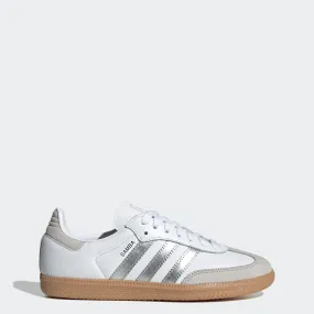 Unisex adidas Originals Samba OG Shoes White Silver Metallic