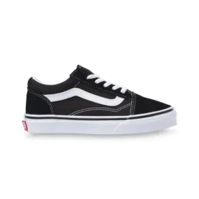 VANS Youth Old Skool Shoes Black/True White