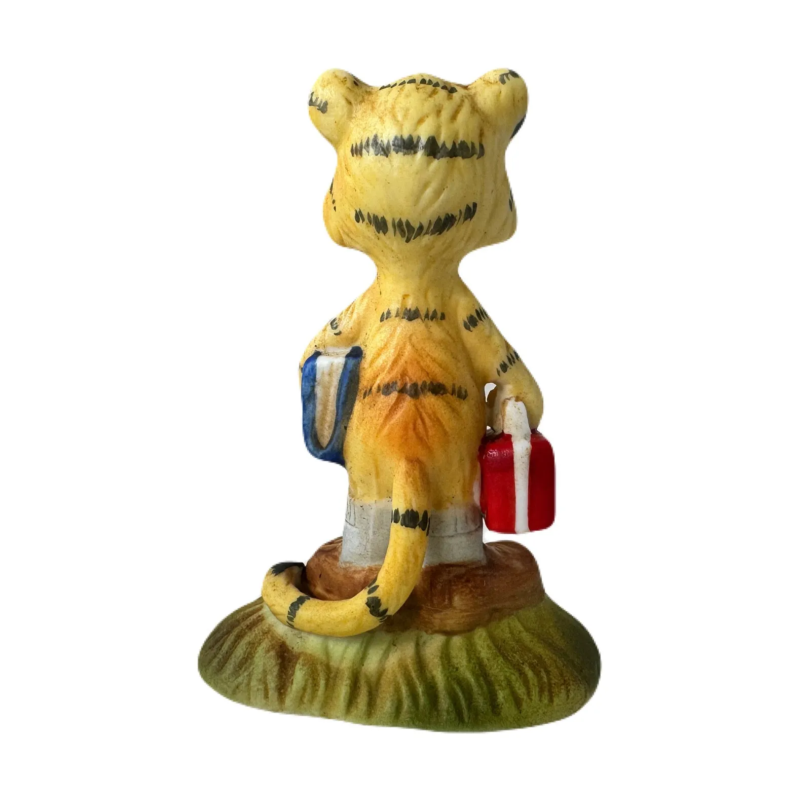 Vintage Suzy’s Zoo Tiger Smart Professor / Teacher / Librarian Collectible Figurine Statue by Suzy Spafford Enesco 1978